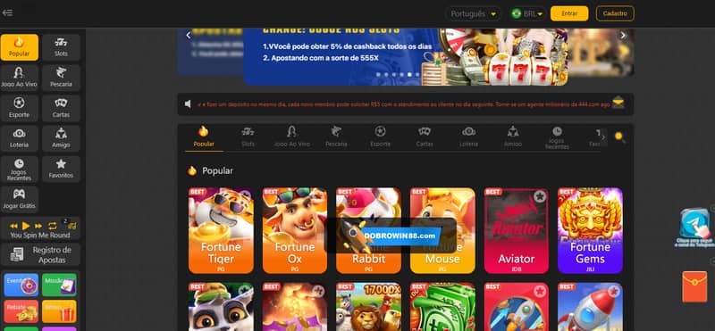 Cassino online brasil